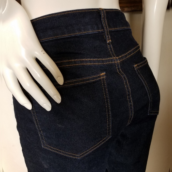 NEW W/O Tags Dark Wash Old Navy The Diva Classic Slimming JEANS Chic Sz 8 Short - Picture 7 of 8